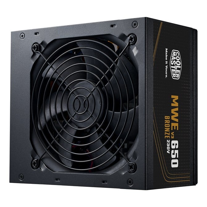 Cooler Master MWE Bronze 650 V3 230V Power Supply Unit 650 W 24-Pin ATX ATX Black