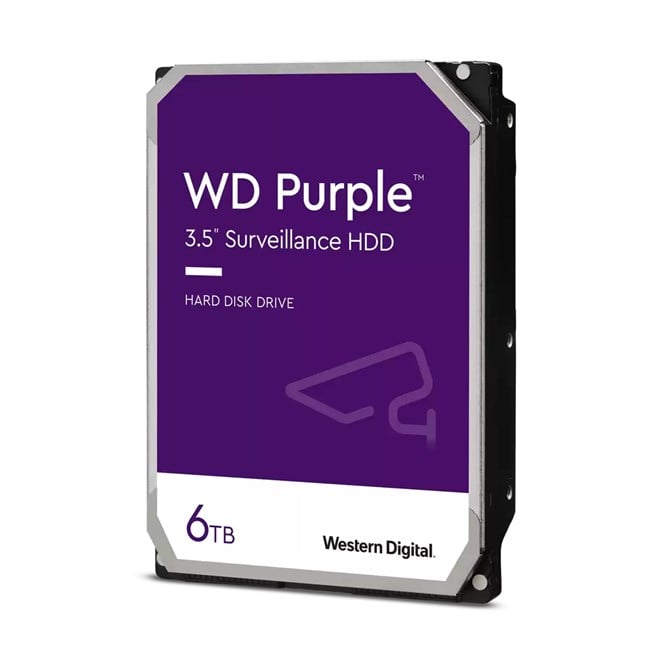 Western Digital Purple , 6 TB, 5400 RPM, 256 MB, 3.5", Serial ATA III                                 1544263