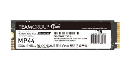 Team Group MP44L TM8FPW001T0C101 Internal Solid State Drive 1 TB M.2 PCI Express 4.0 NVMe