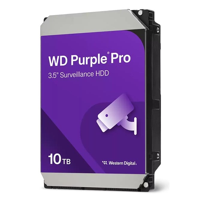 Western Digital Purple Pro WD102PURP, 10 TB, 7200 RPM, 512 MB, 3.5", Serial ATA III                                 1544270