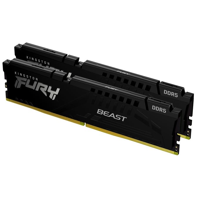 Kingston Technology FURY Beast 64GB 5600MT/s DDR5 CL40 DIMM (Kit of 2) Black