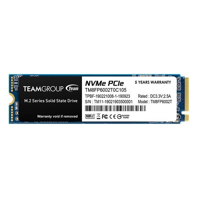 Team Group MP33 2 TB M.2 PCI Express 3.0 NVMe 3D NAND