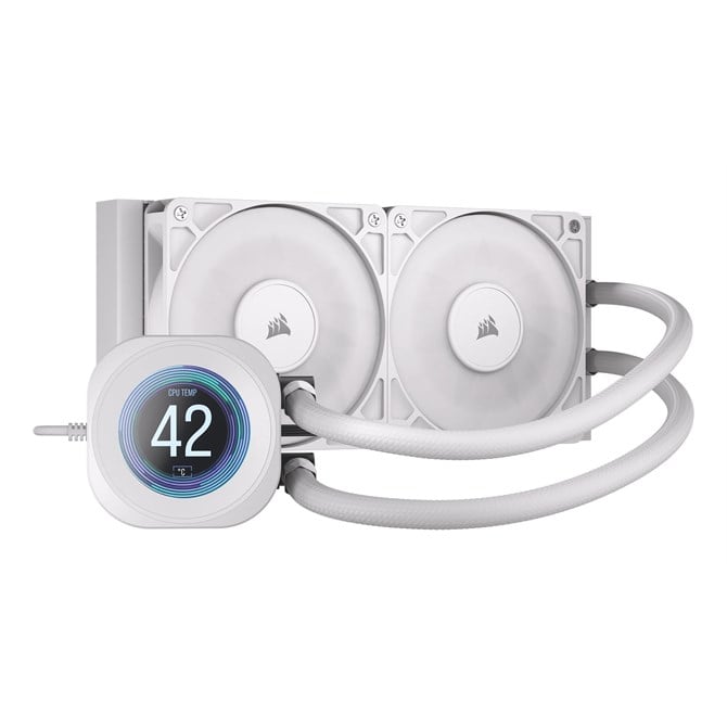 Corsair NAUTILUS 240 RS LCD White