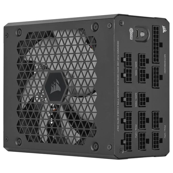 Corsair HX1000i Power Supply Unit 1000 W 24-Pin ATX ATX Black