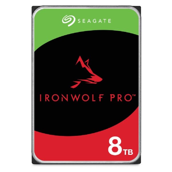 Seagate IronWolf Pro ST8000NT001, 8 TB, 7200 RPM, 256 MB, 3.5", Serial ATA III                                 1526183