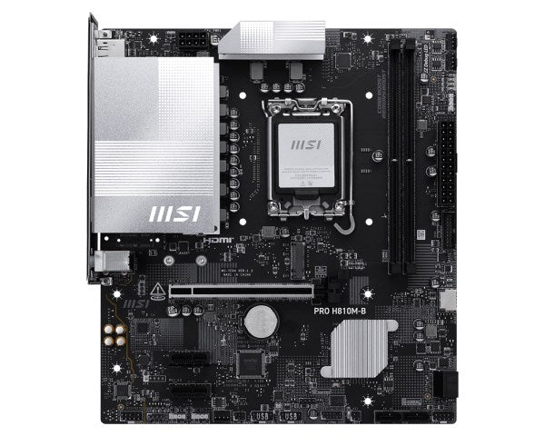 MSI PRO H810M-B Motherboard Intel H810 LGA 1851 (Socket V1) Micro ATX