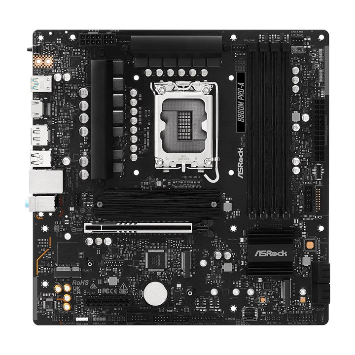 Asrock B860M Pro-A Intel B860 LGA 1851 (Socket V1) Micro ATX