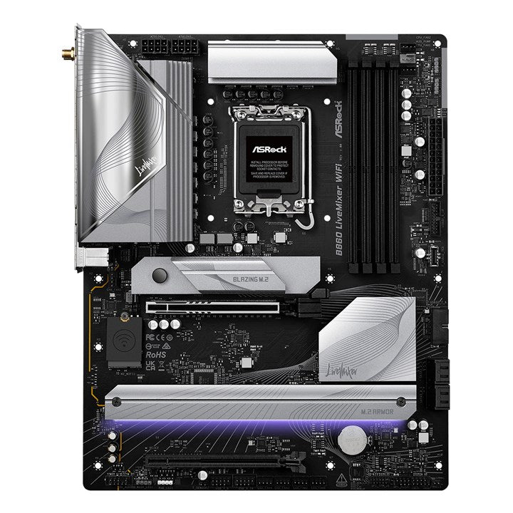 Asrock B860 LiveMixer WiFi Intel B860 LGA 1851 (Socket V1) ATX