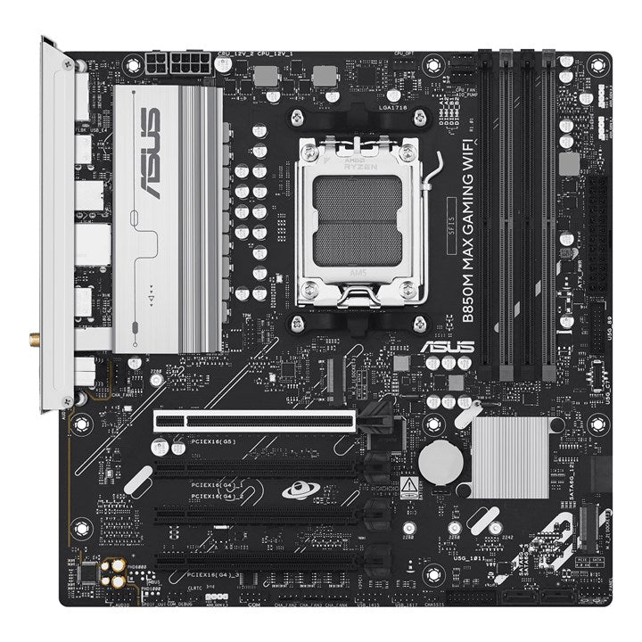 ASUS B850M MAX GAMING WIFI AMD B850 Socket AM5 Micro ATX