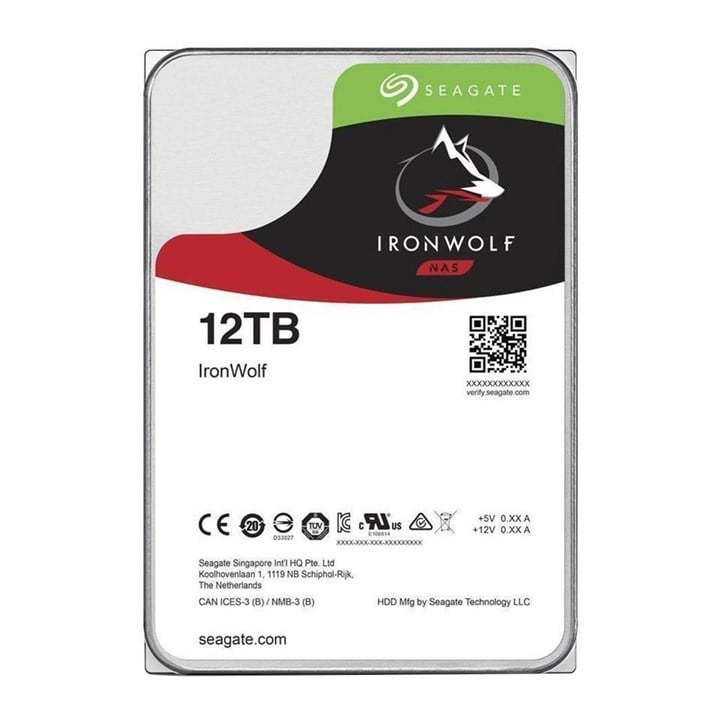 Seagate NAS HDD IronWolf, 12 TB, 7200 RPM, 256 MB, 3.5", Serial ATA III                                 1526186