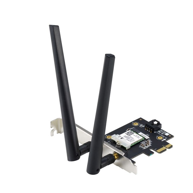 ASUS PCE-AX1800 BT5.2, Internal, Wireless, PCI Express, WLAN / Bluetooth, Wi-Fi 6 (802.11ax), 1775 Mbit/s