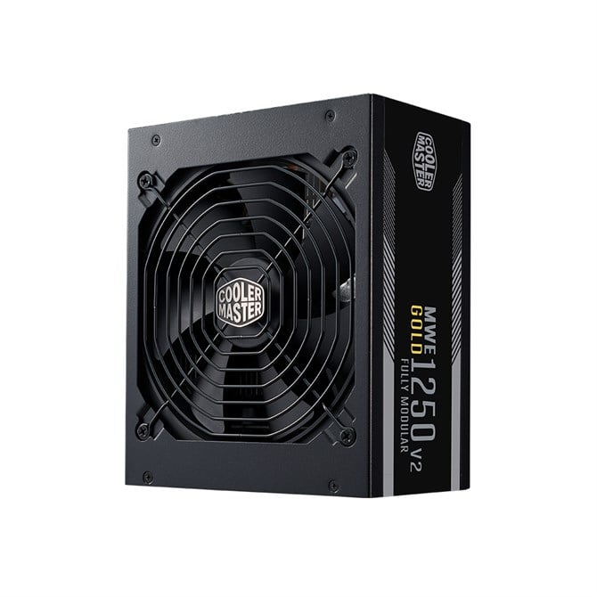 Cooler Master MWE Gold 1250 V2 ATX 3.1 Power Supply Unit 1250 W 24-Pin ATX Black