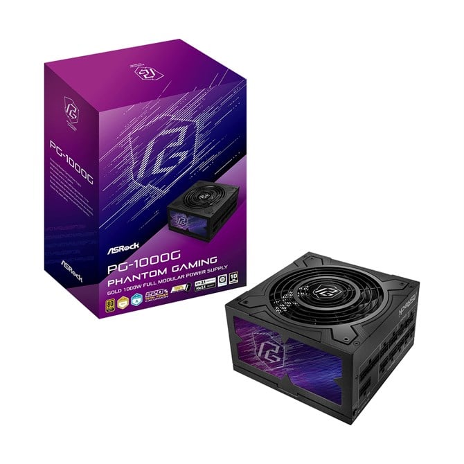 Asrock PG-1000G Power Supply Unit 1000 W 24-Pin ATX ATX Black